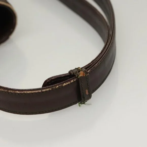 Authentic GIVENCHY Shoulder Bag Suede Brown Gold - Picture 15 of 16